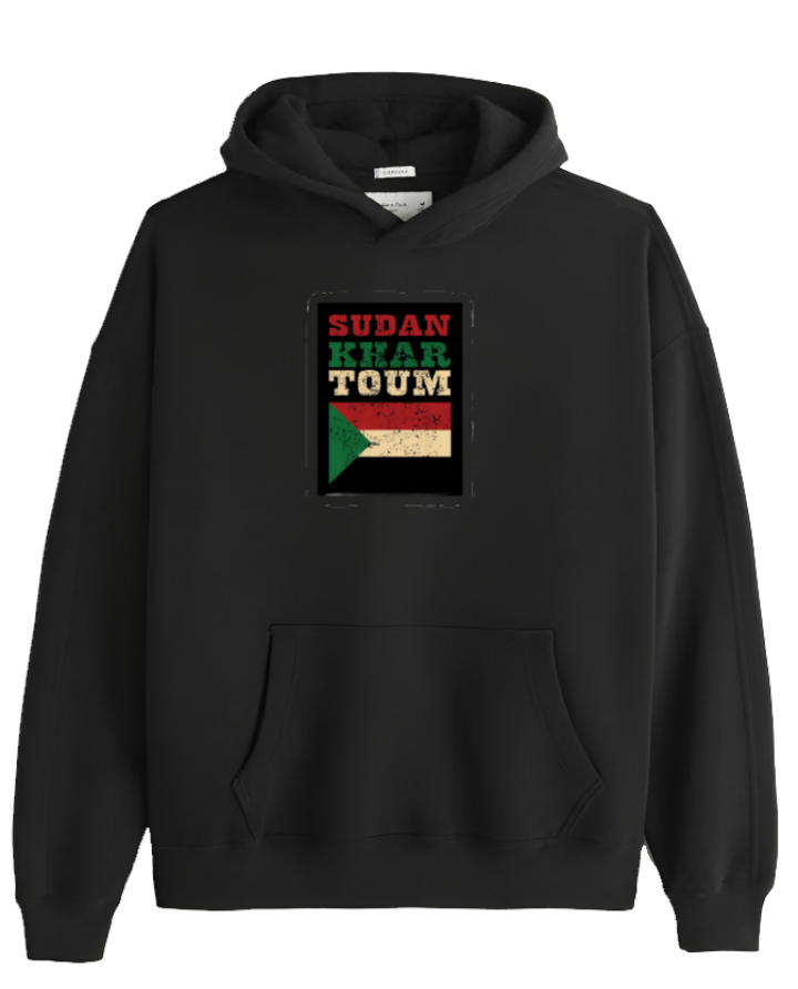 Sudan Oversize Hoodie Black 12