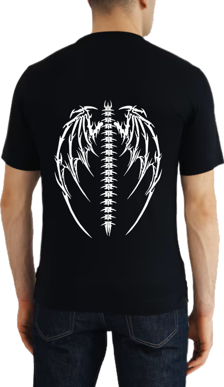 Goth t- shirt Black Back 12