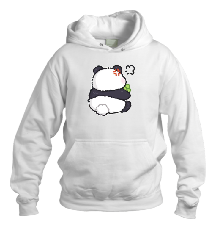 PANDA Oversize Hoodie White 12