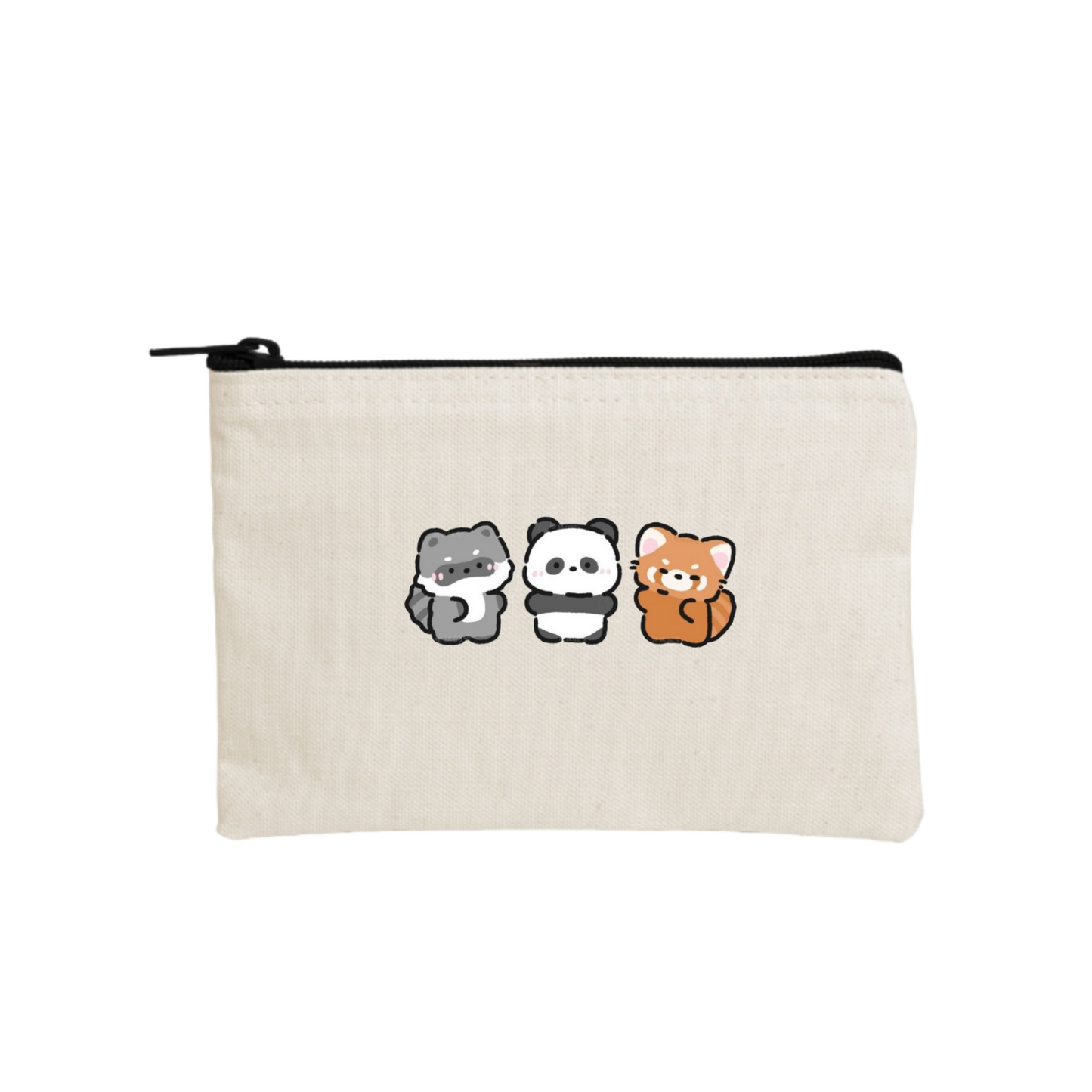 PANDA wallet pencil case Beige 12