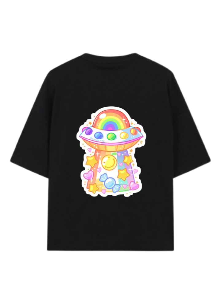 aliens One Size t- shirt Black Back 9