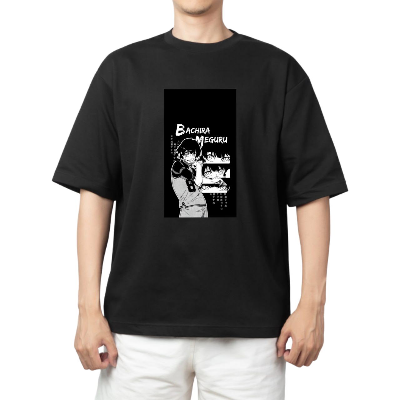 blue lock t- shirt One Size Black 29