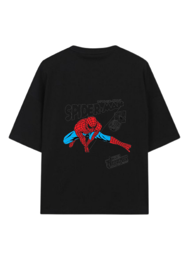 Spiderman t- shirt One Size Black Back 12