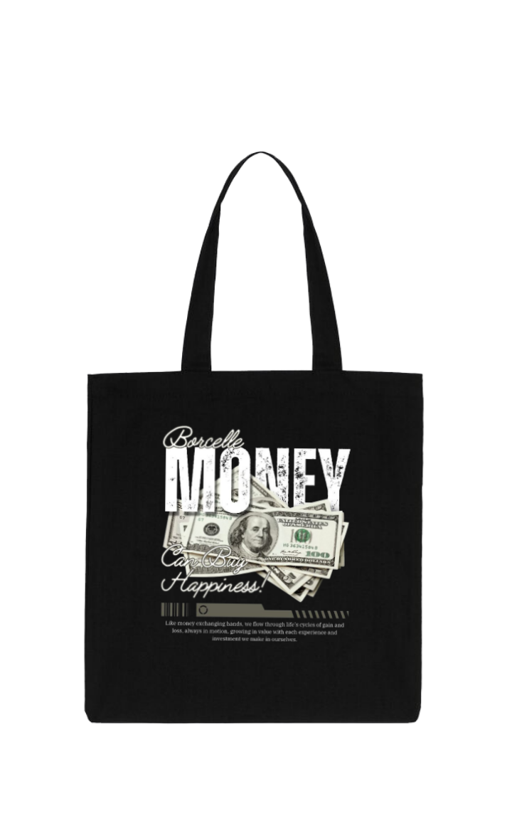 Borcelle MONEY tote bag Black 106