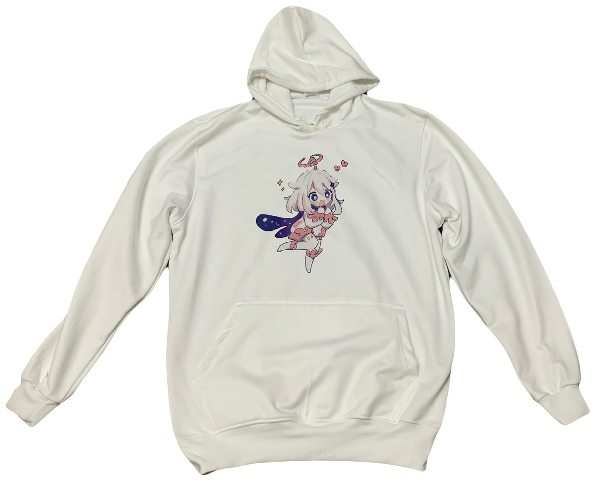 Genshin Impact OverSize hoodie White 3