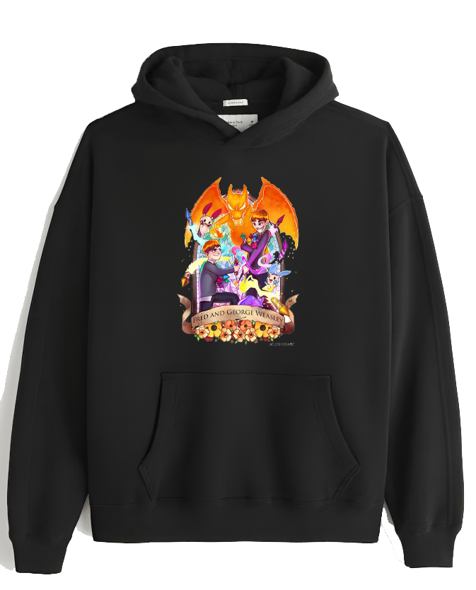 Harry Potter One Size hoodie Black 12