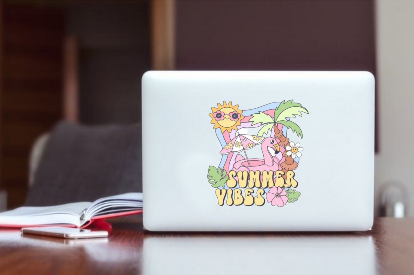 Summer Vibes Laptop Sticker 12