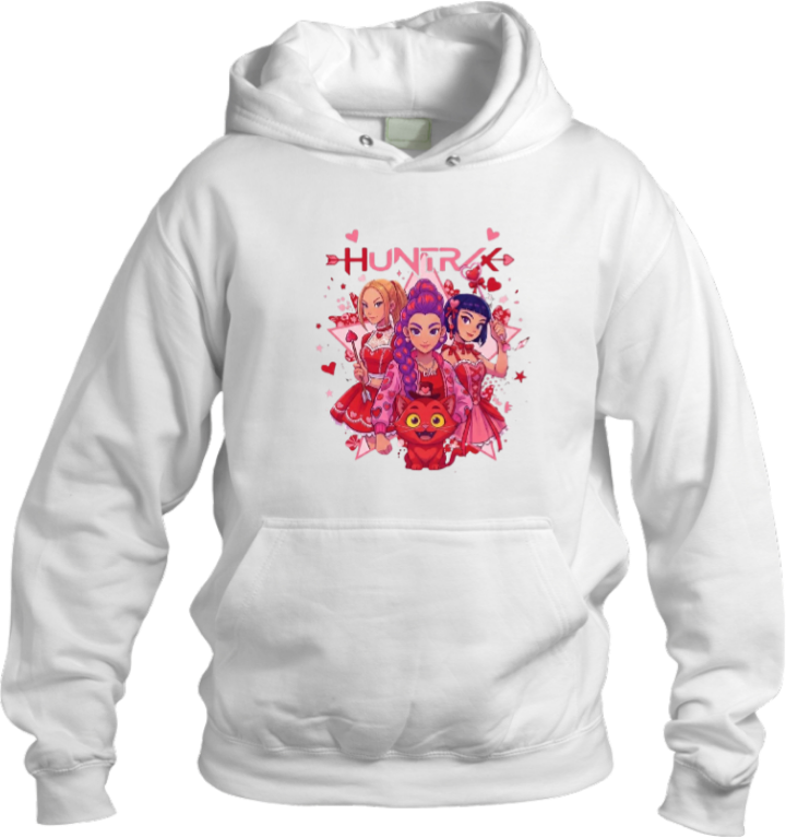Hunterix kpop Oversize Hoodie White 12