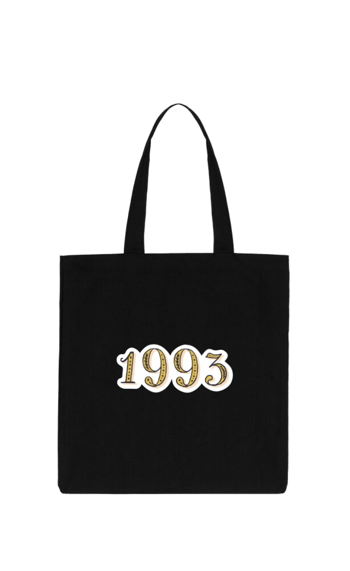 age tote bag Black 1993