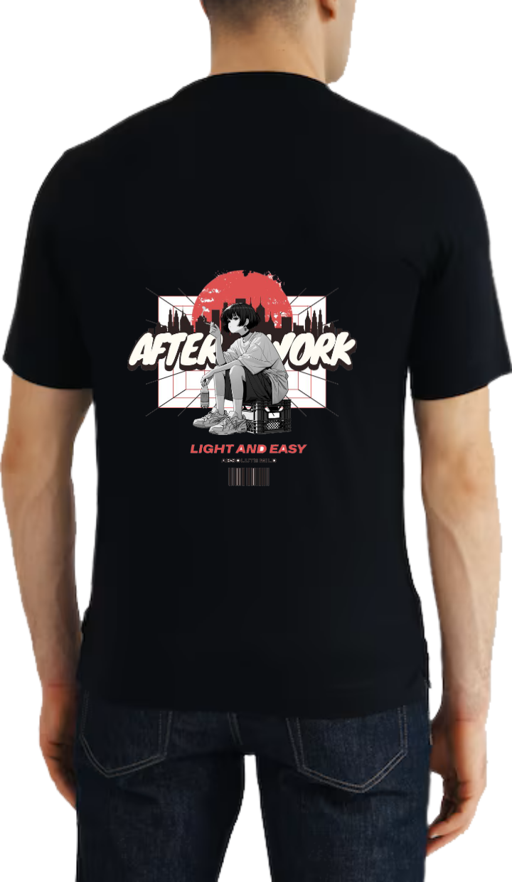 AFTER YORK t- shirt One Size Black Back 12