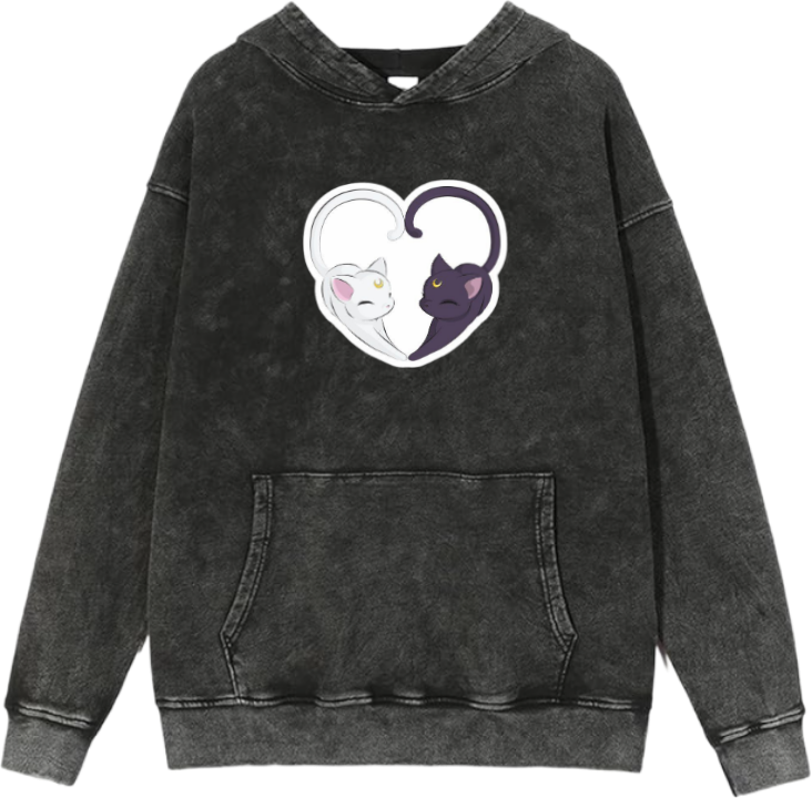Sailor Moon Over Size hoodie Washed 12