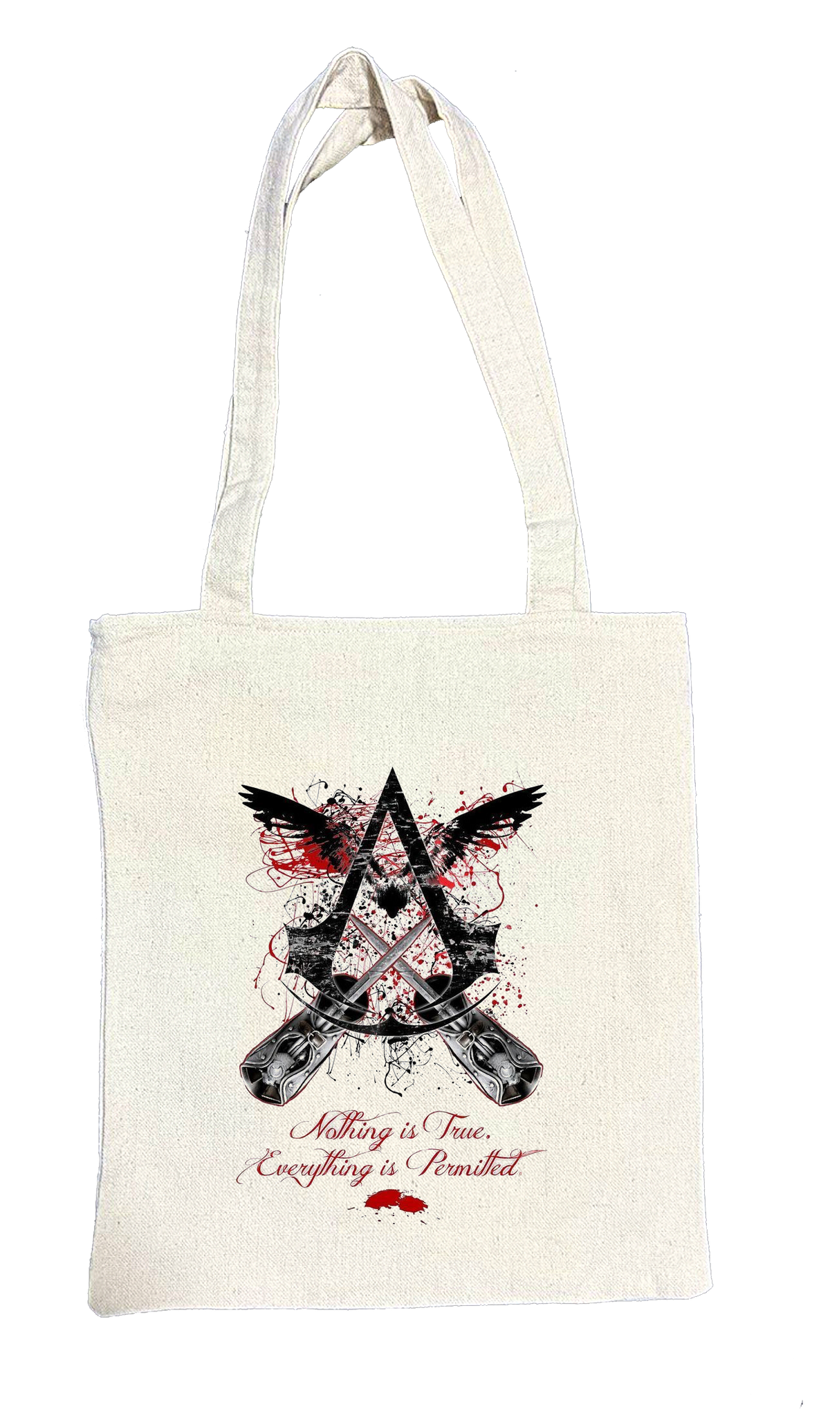 Assassin's Creed tote bag beige 12