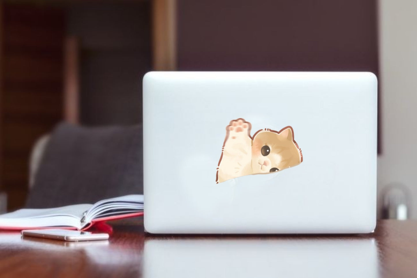 cat Laptop Sticker 12
