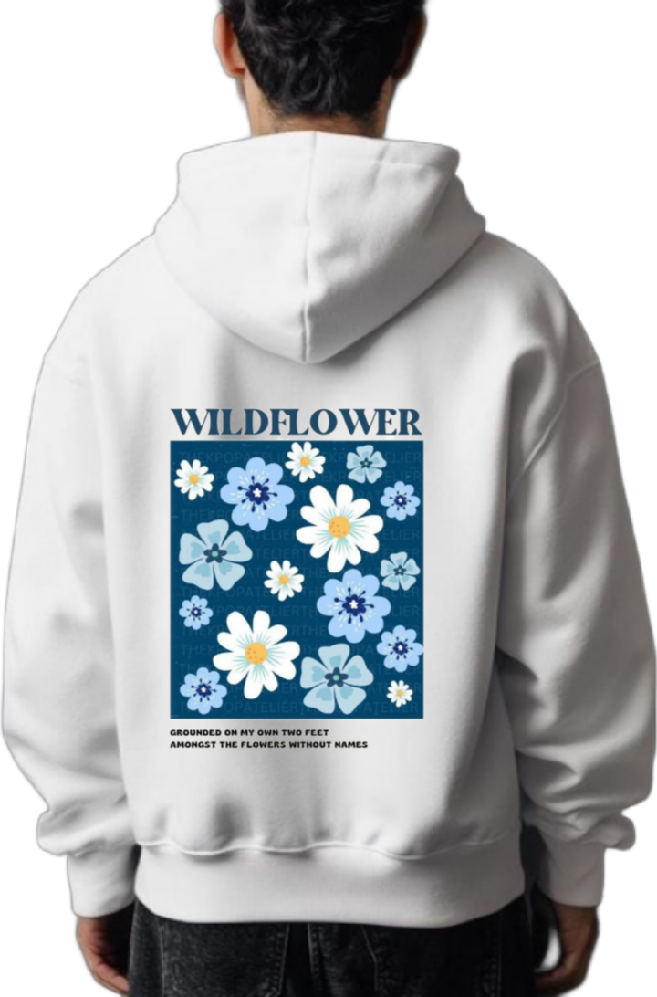 WILDFLOWER One Size hoodie White Back 135
