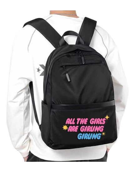 ALL THE GIRLS ARE GIRLING School Back bag bag 181