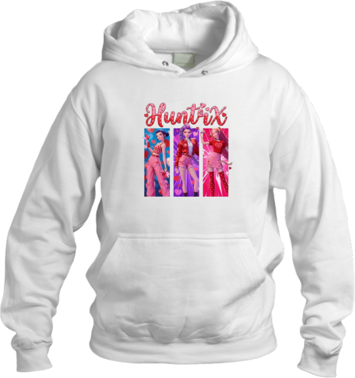 Hunterix kpop Oversize Hoodie White 13