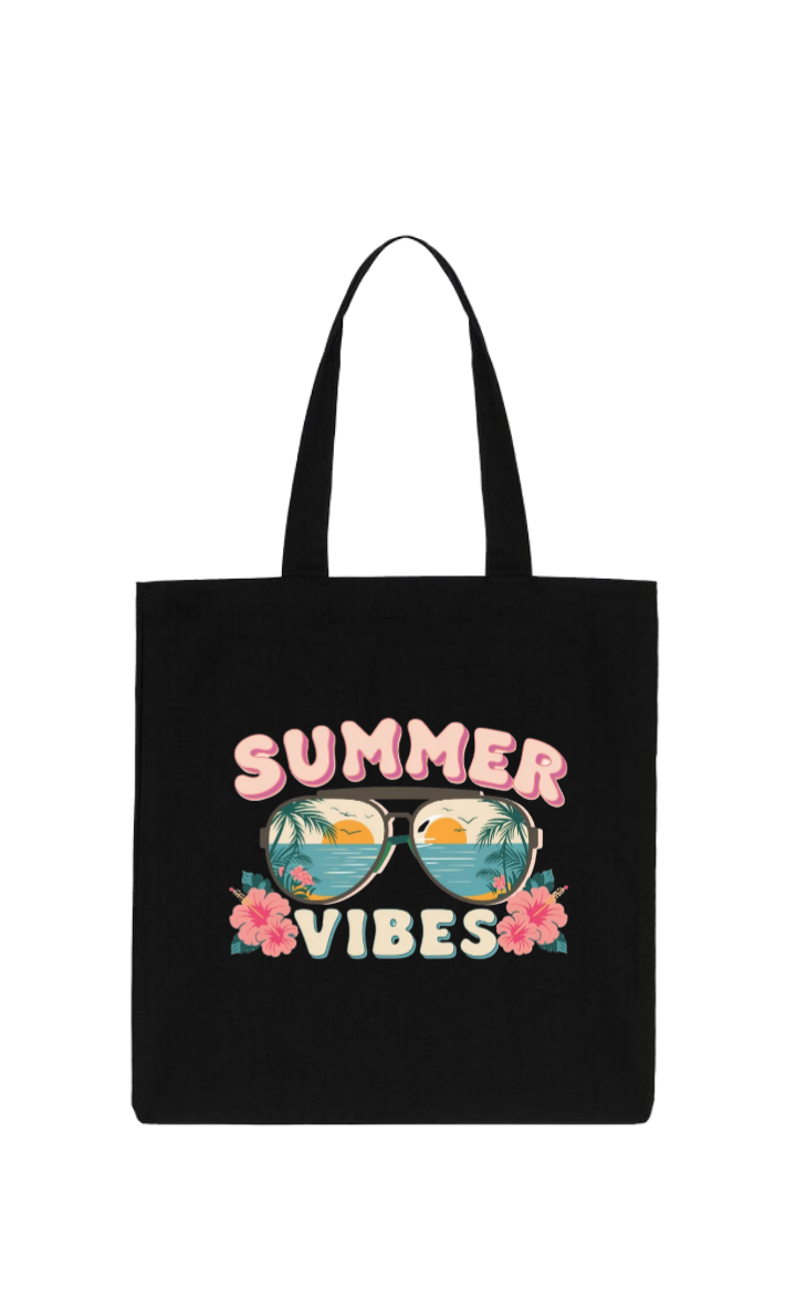 Summer Vibes tote bag Black 13