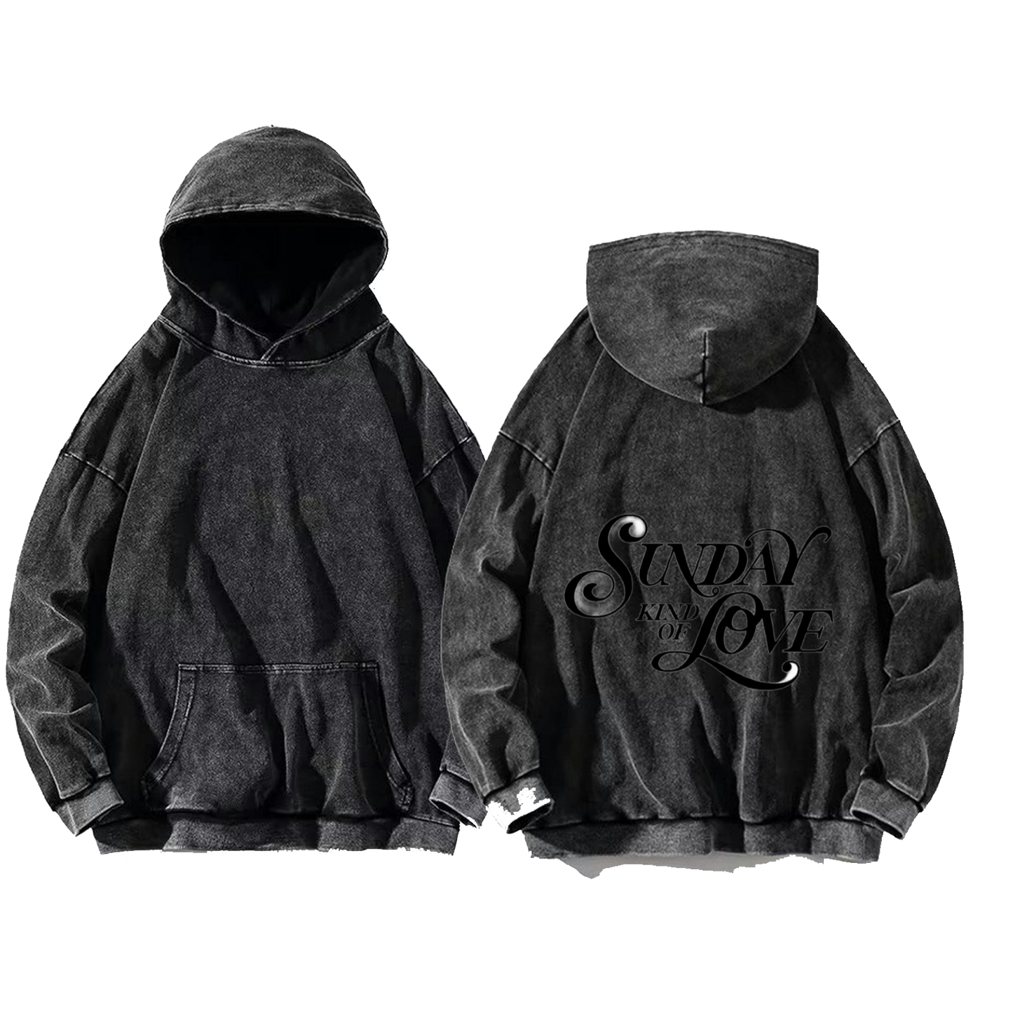 SHINROAD One Size hoodie Washed Back 13
