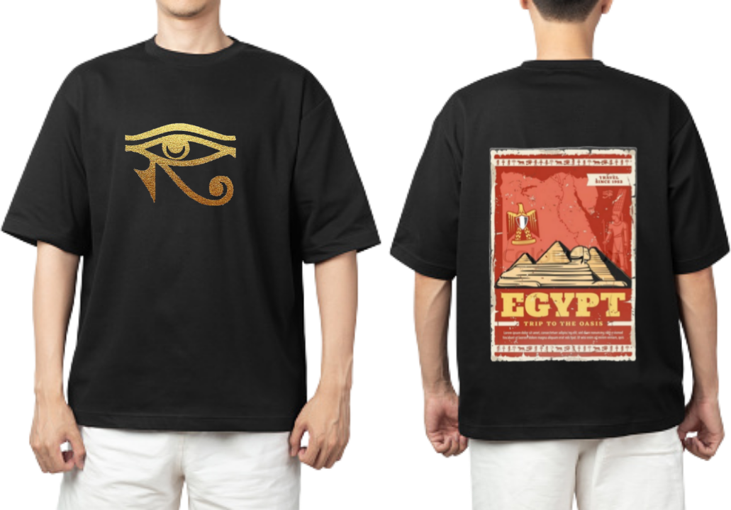 Egypt t- shirt One Size Black Back 13