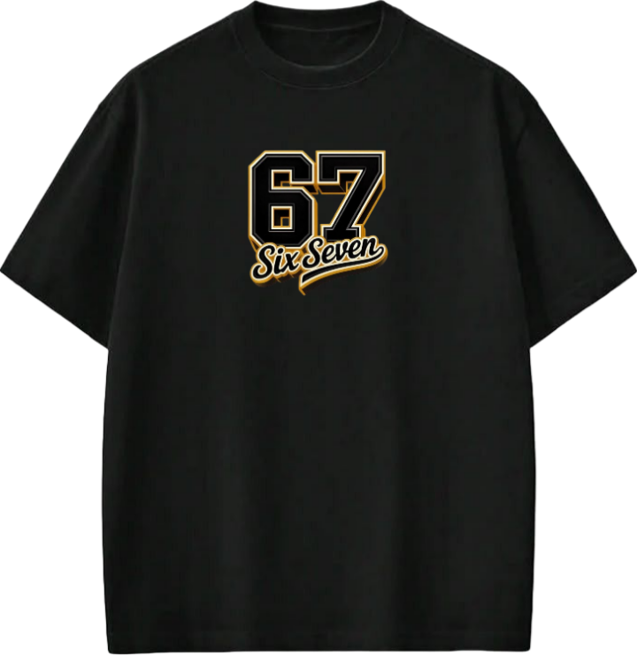 67 designs One Size t- shirt Black 13