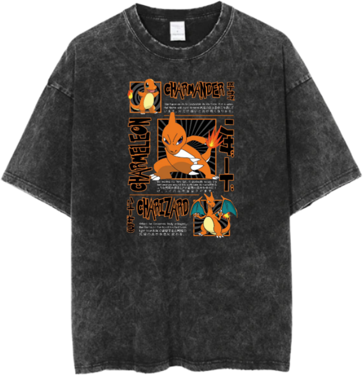 Digimon Adventure t- shirt Over Size Washed 13