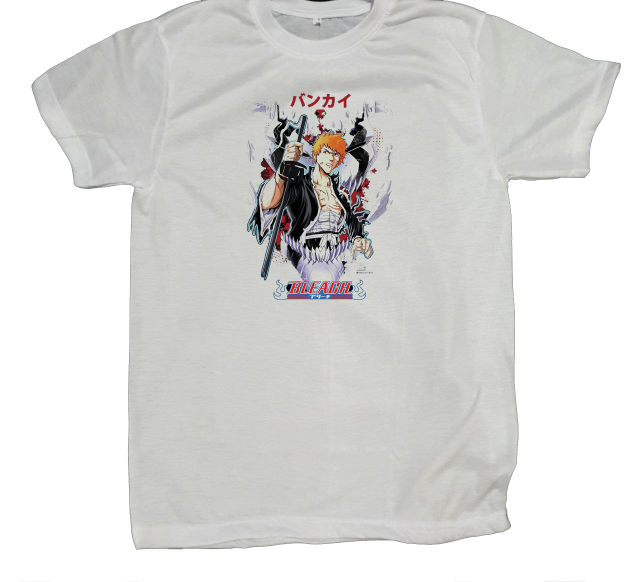 Bleach t- shirt fat White 13