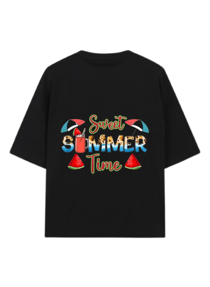 Summer Vibes t- shirt Black Back 13