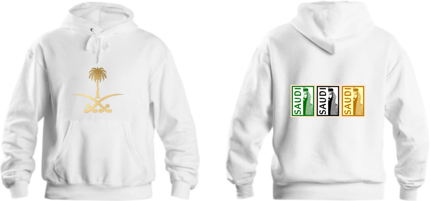 SaudIa Arabia saudi Oversize Hoodie White 13