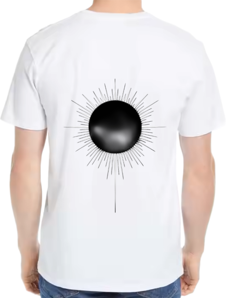 Goth Oversize t- shirt White Back 13
