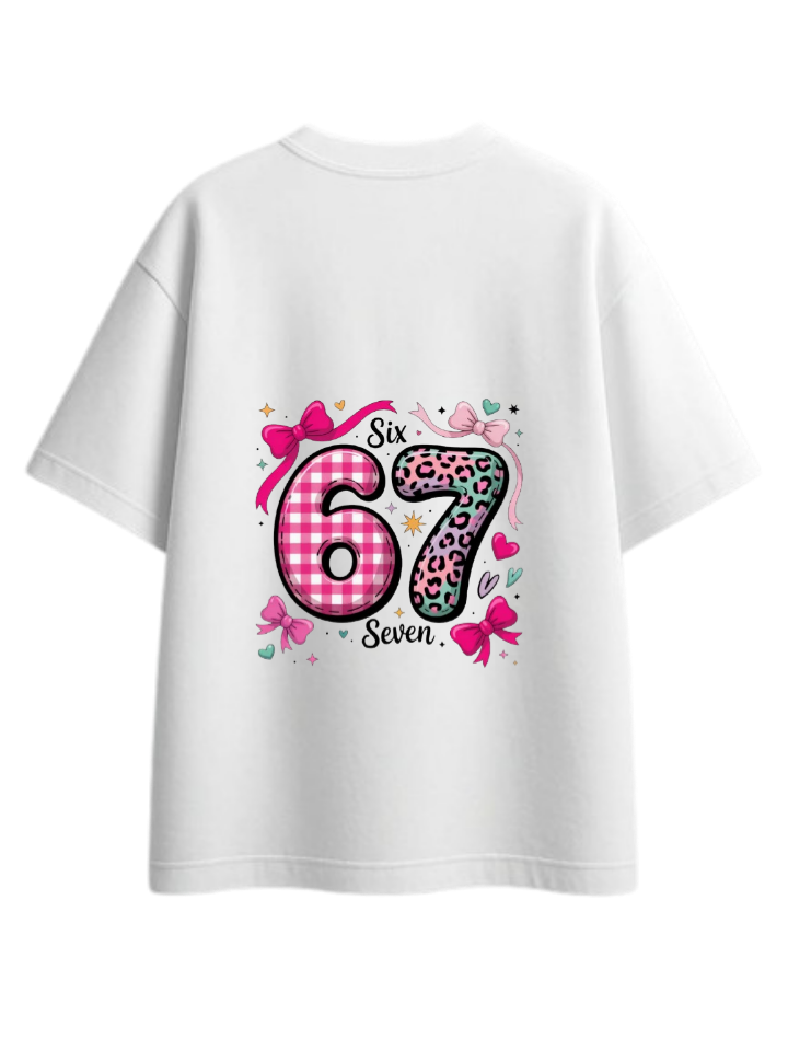 67 designs One Size t- shirt White Back 13