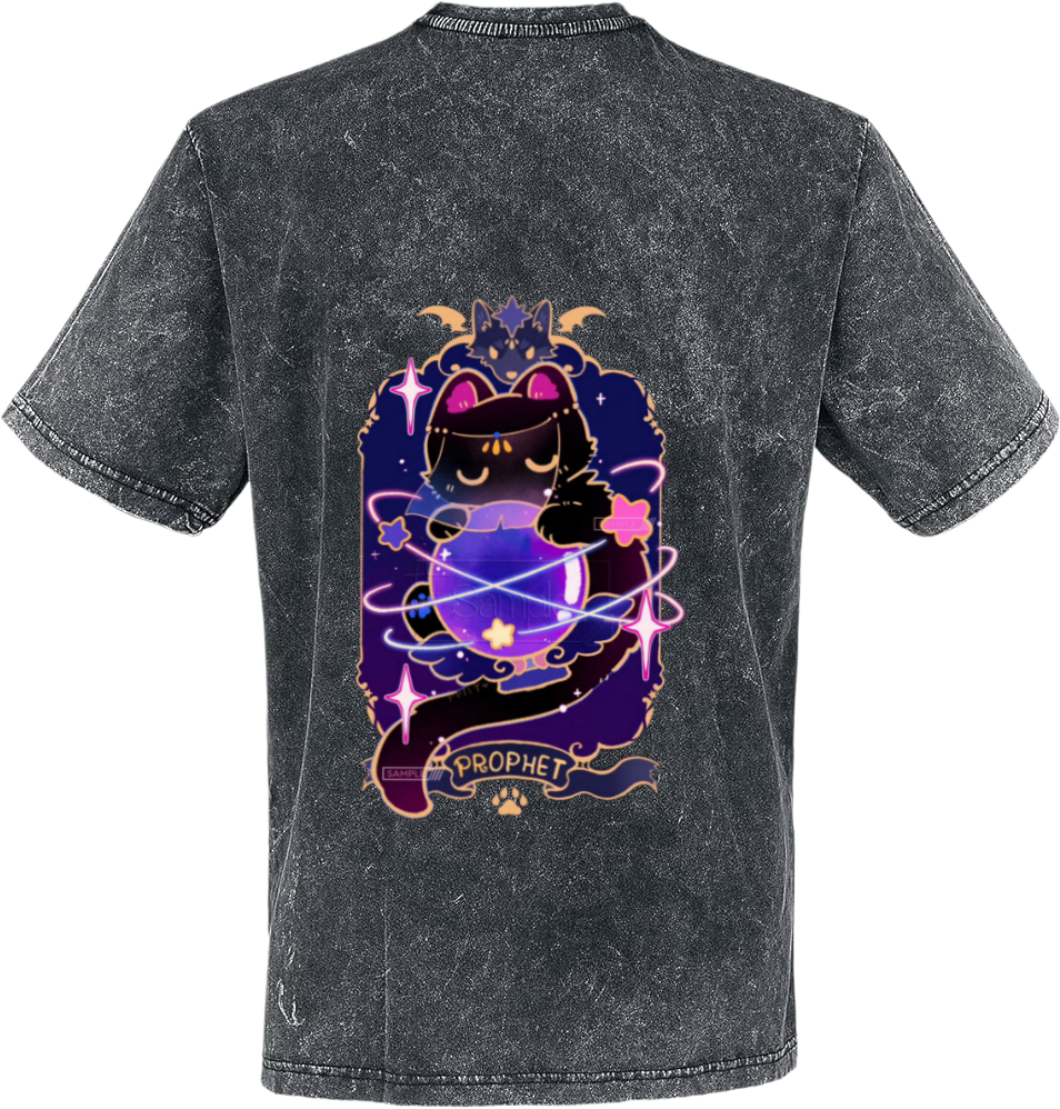 Pastel Goth t- shirt One Size Washed Back 13