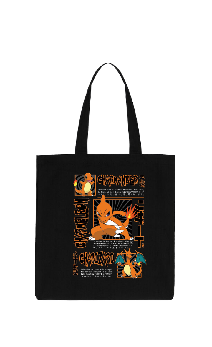 Digimon Adventure tote bag Black 13
