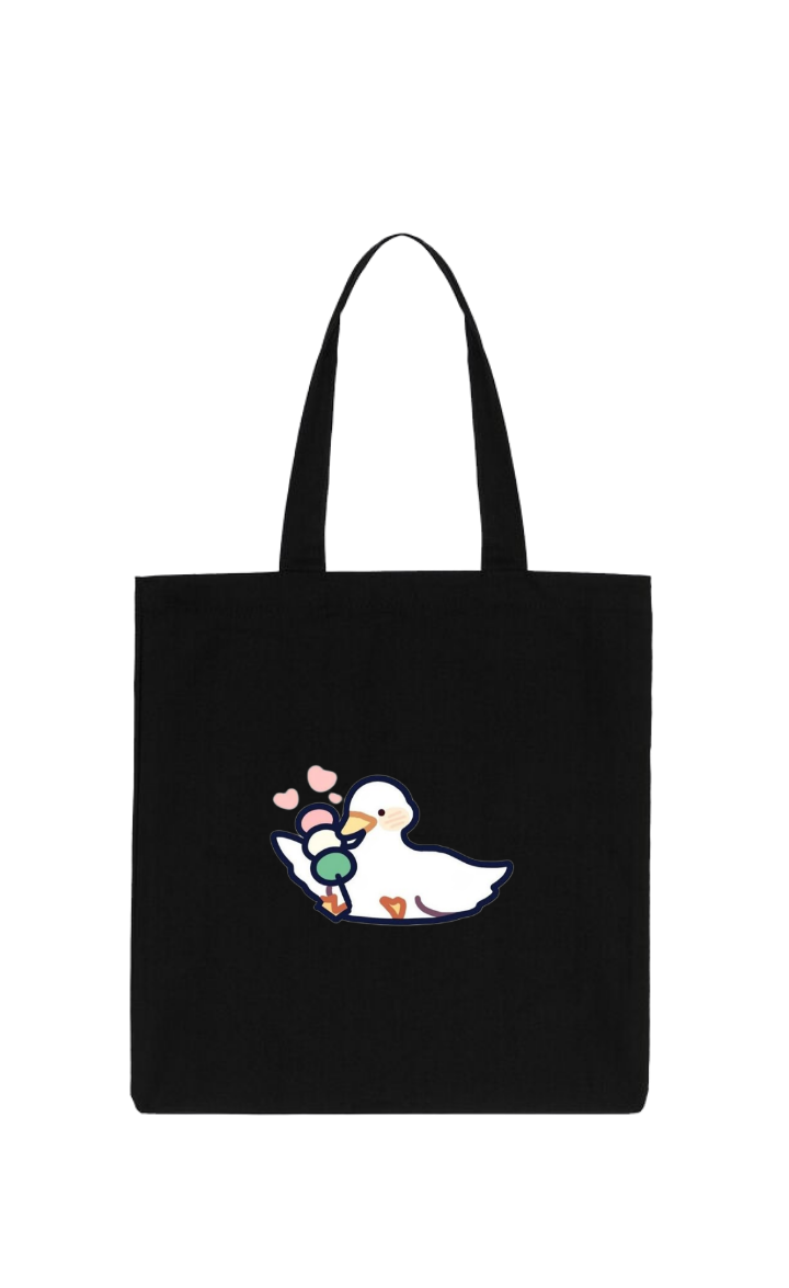 duck tote bag Black 13
