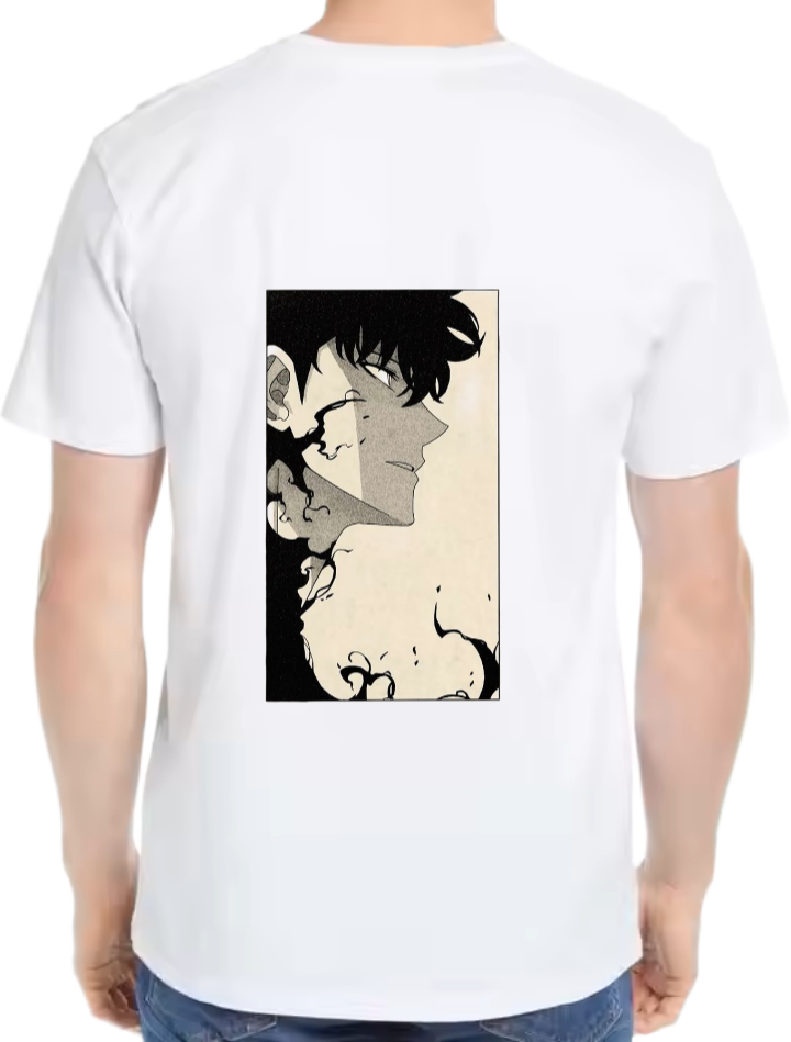 Sung Jin-woo t- shirt One Size White back 13