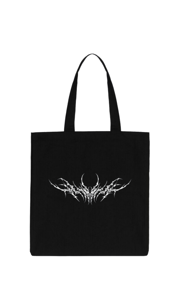 Goth tote bag Black 13