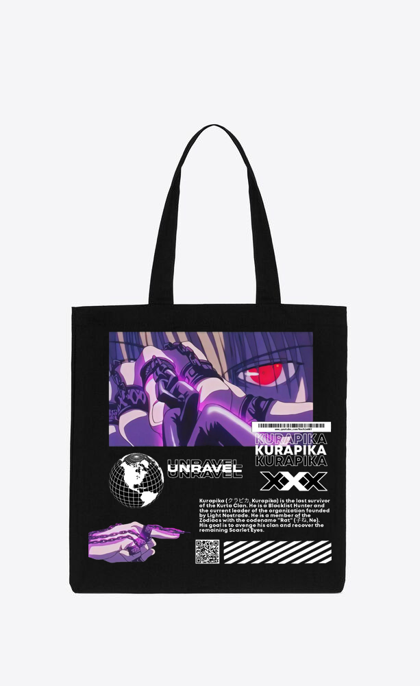 Hunter × Hunter tote bag Black 13