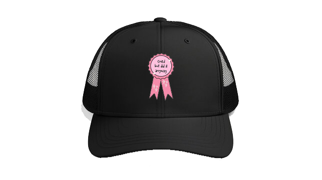 Baseball cap Black Cried but did it anyway 186