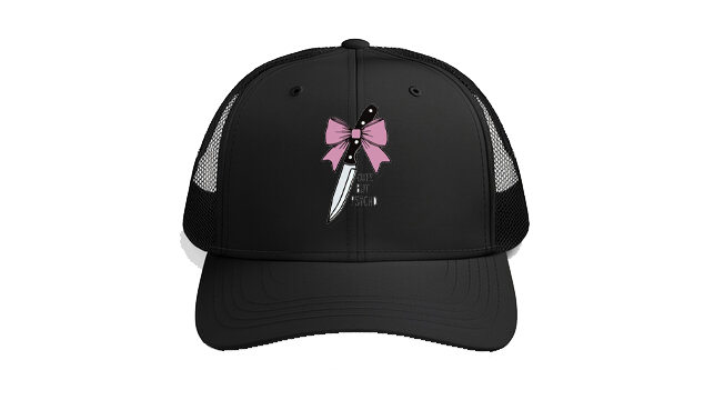 Baseball cap Black cute but psycho 187