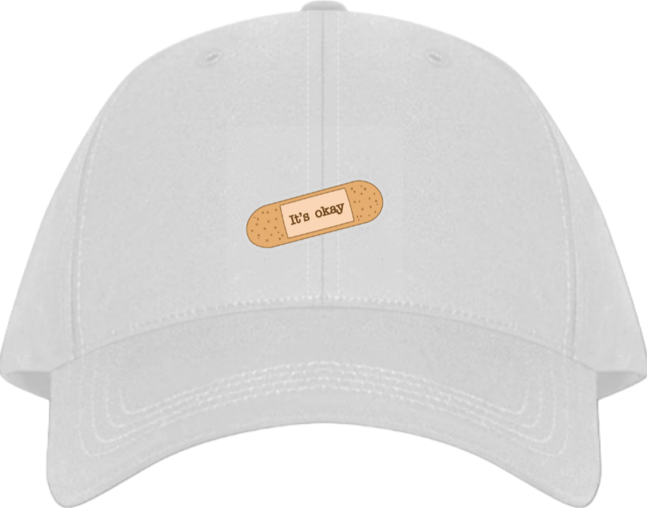 It's okay Baseball cap White 136