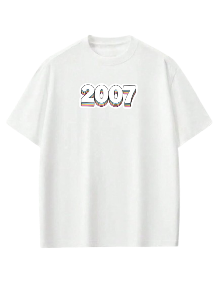 age t- shirt White 2007