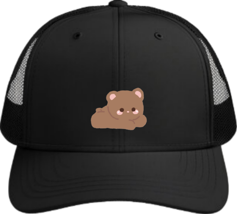 bear Baseball cap Black 14