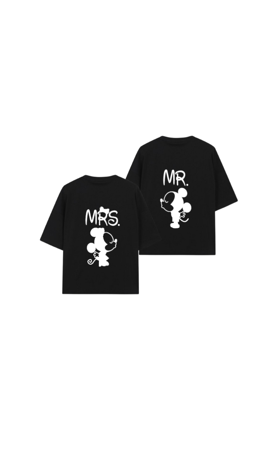 VaIentine coupIe t- shirt Black Cables Back 14