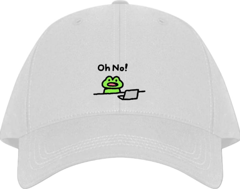 Frog Baseball cap White 14