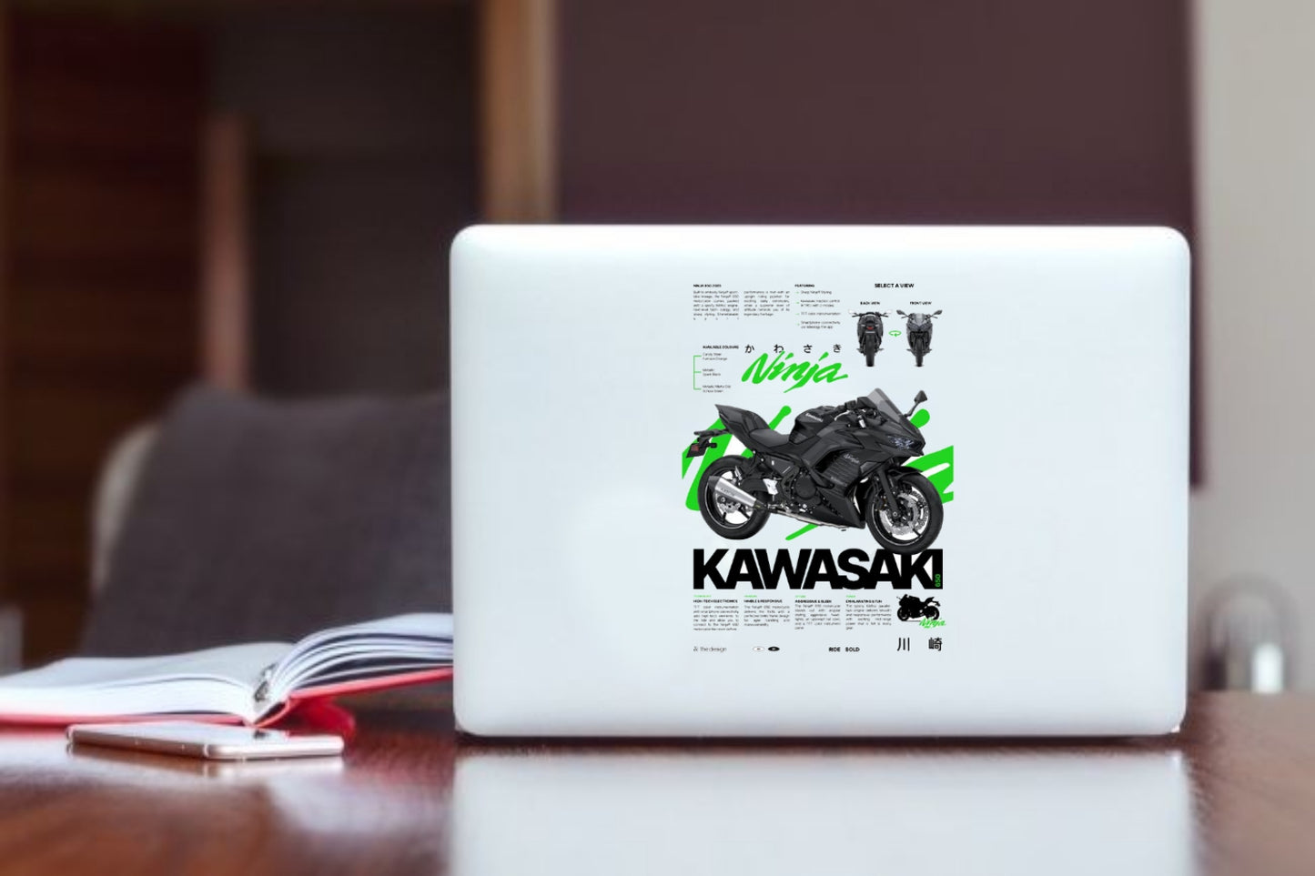 MOTOR CYCLE Laptop Sticker 14