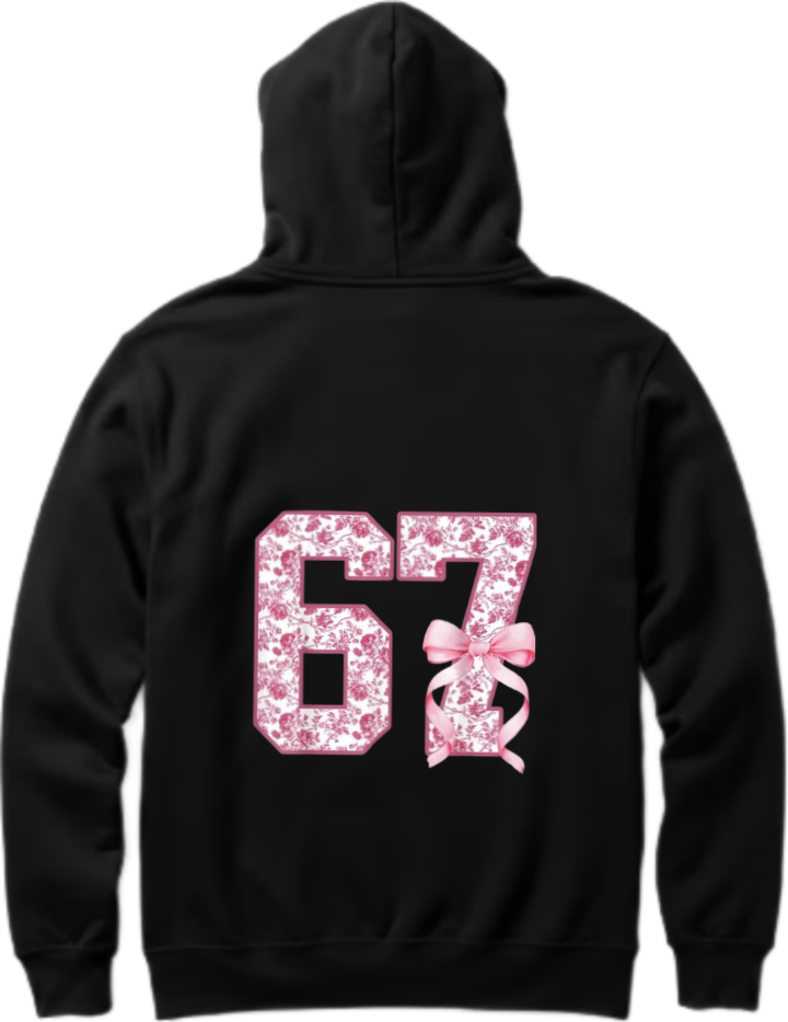 designs 67 Oversize Hoodie Black Back 14