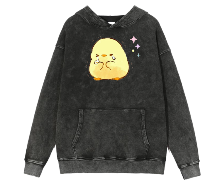 duck Oversize Hoodie Washed 14