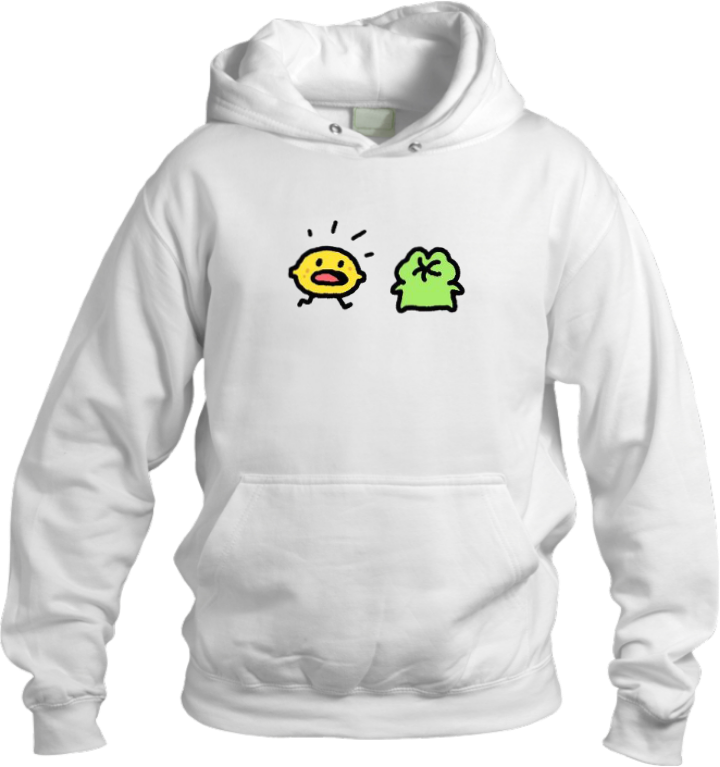 Frog Oversize Hoodie White 14