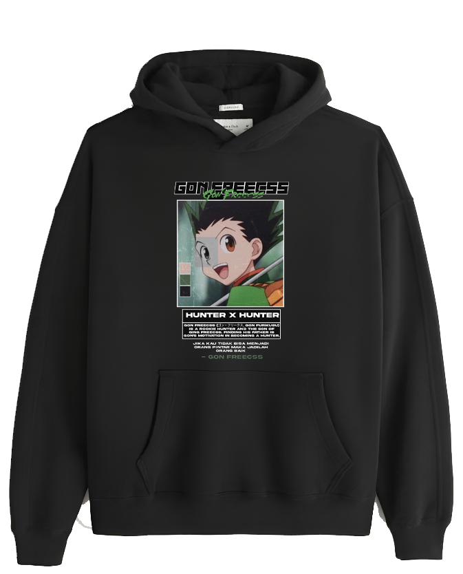Hunter × Hunter One Size hoodie Black 30