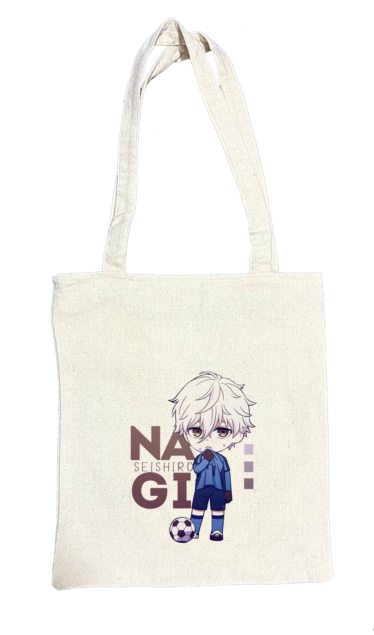 blue lock tote bag beige 14