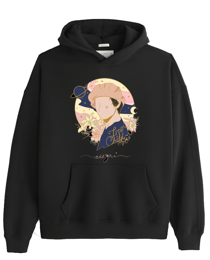 BTS One Size hoodie Black 14
